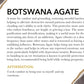 Botswana Agate Tumbles