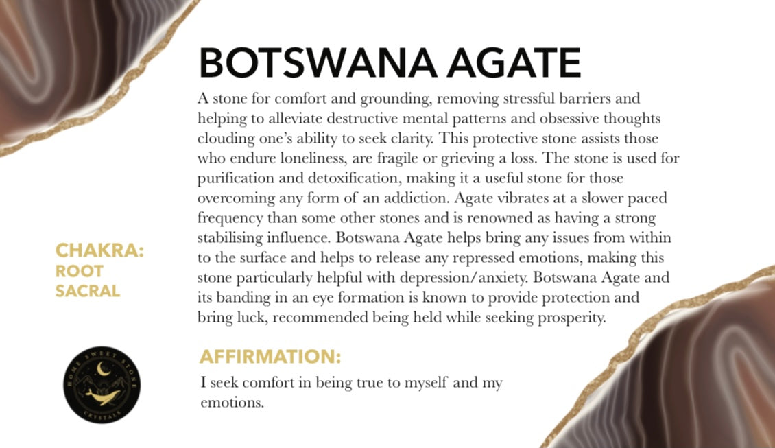 Botswana Agate Tumbles