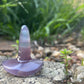 Pastel Purple and Green Fluorite Witch Hat