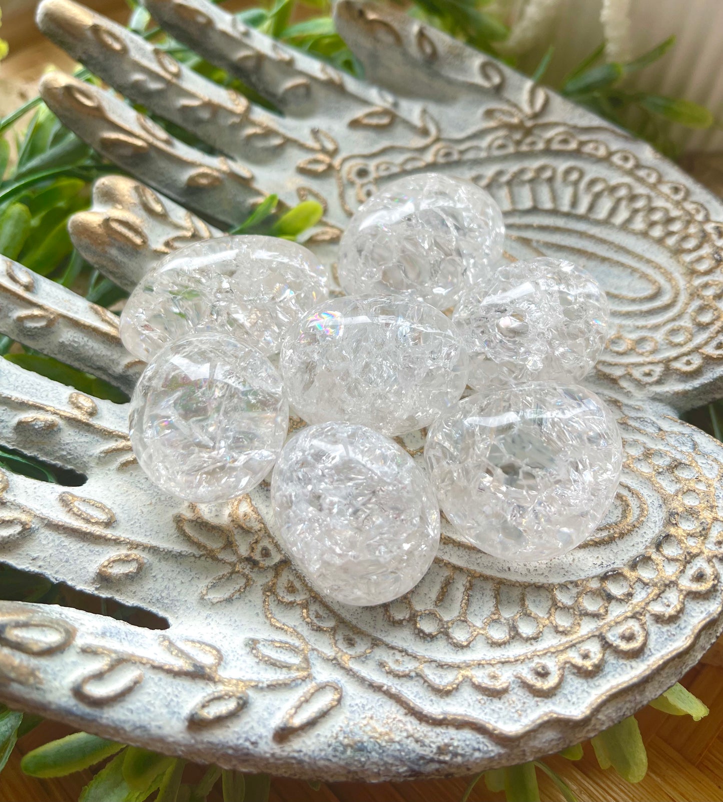 Fire and Ice Quartz Tumbles