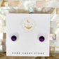 Assorted S925 Crystal Stud Earrings