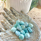 Polished Larimar Tumbles