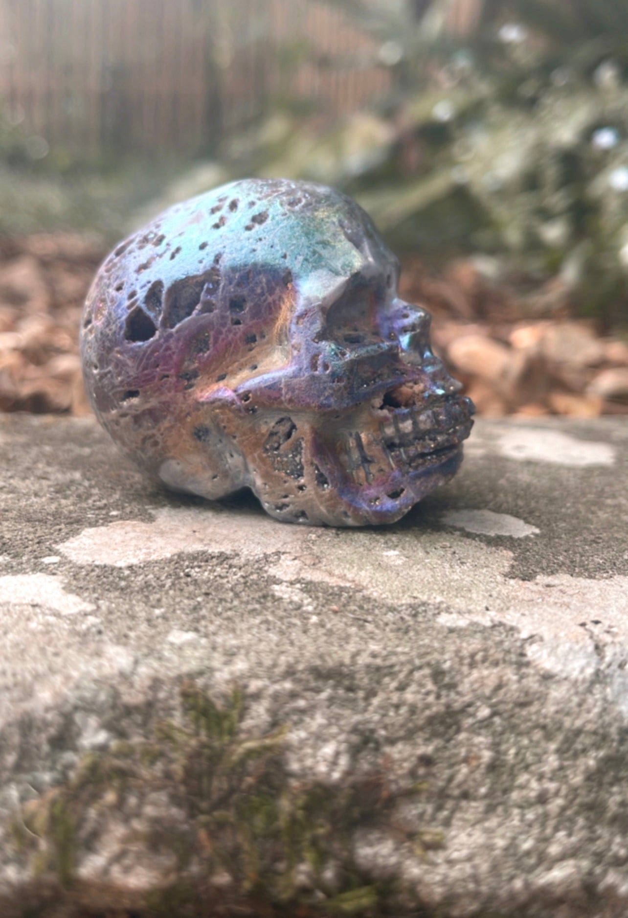 Druzy Aura Sphalerite Skulls