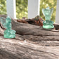 Green Fluorite Tinkerbell Disney Carving