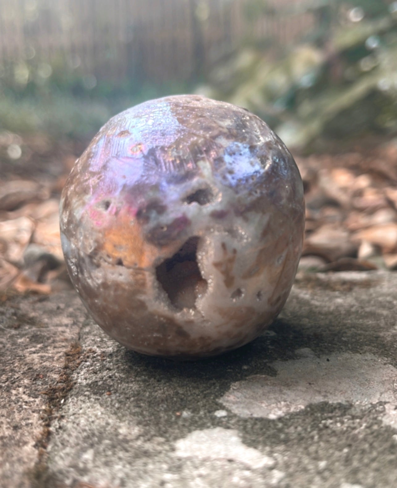 Druzy Aura Sphalerite Skulls