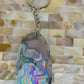 Goddess Agate Slice Keychains
