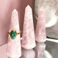 Quartz Crystal Ring Stands