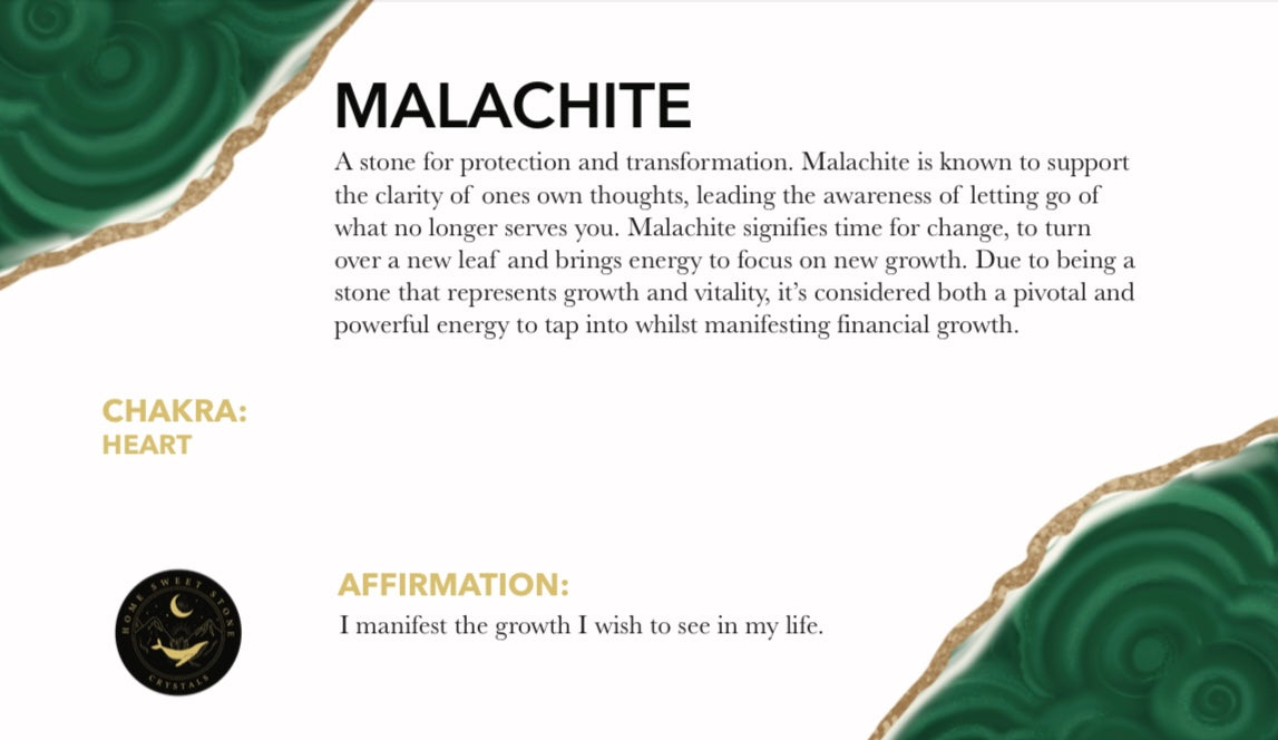 AAA Grade Malachite Tumbles