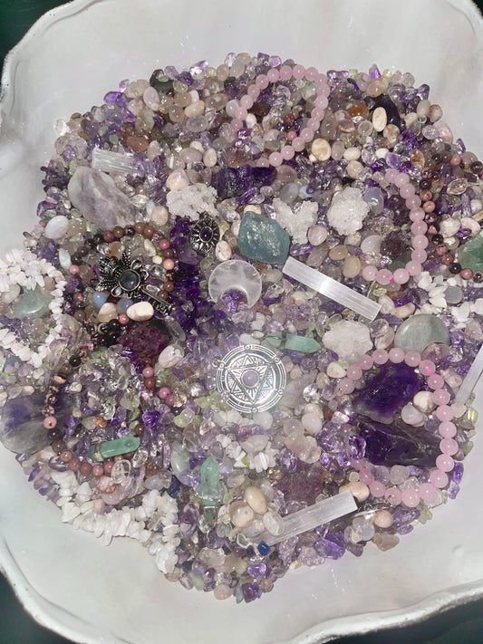 Premium Crystal Confetti Trinket Scoop