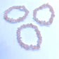 Rose Quartz Chip Bracelet