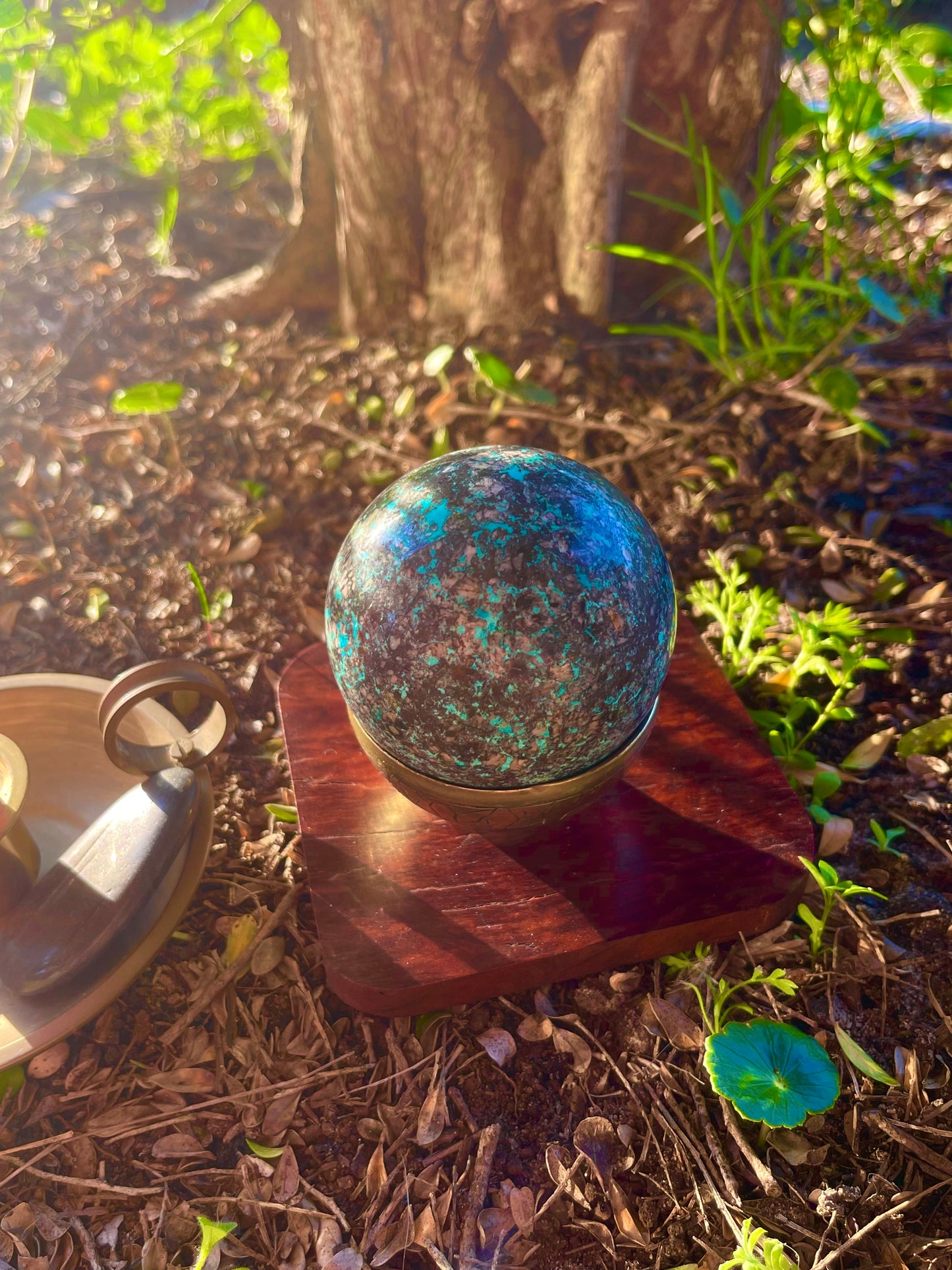 Phoenix Turquoise Chrysocolla Sphere