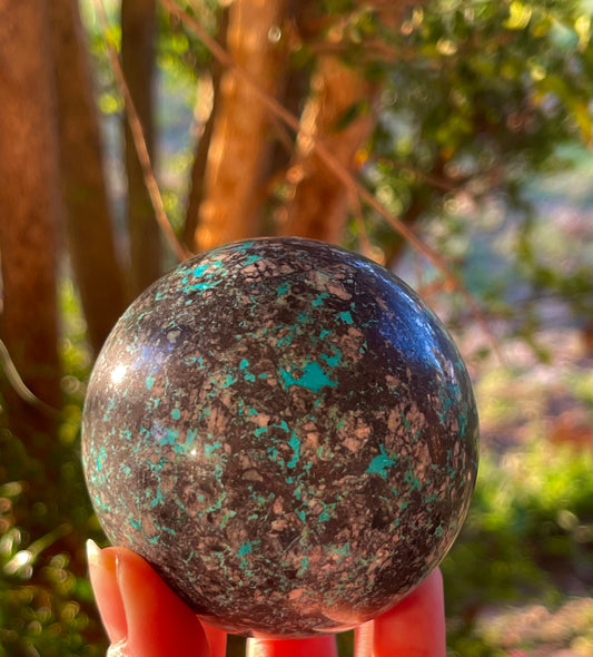 Phoenix Turquoise Chrysocolla Sphere