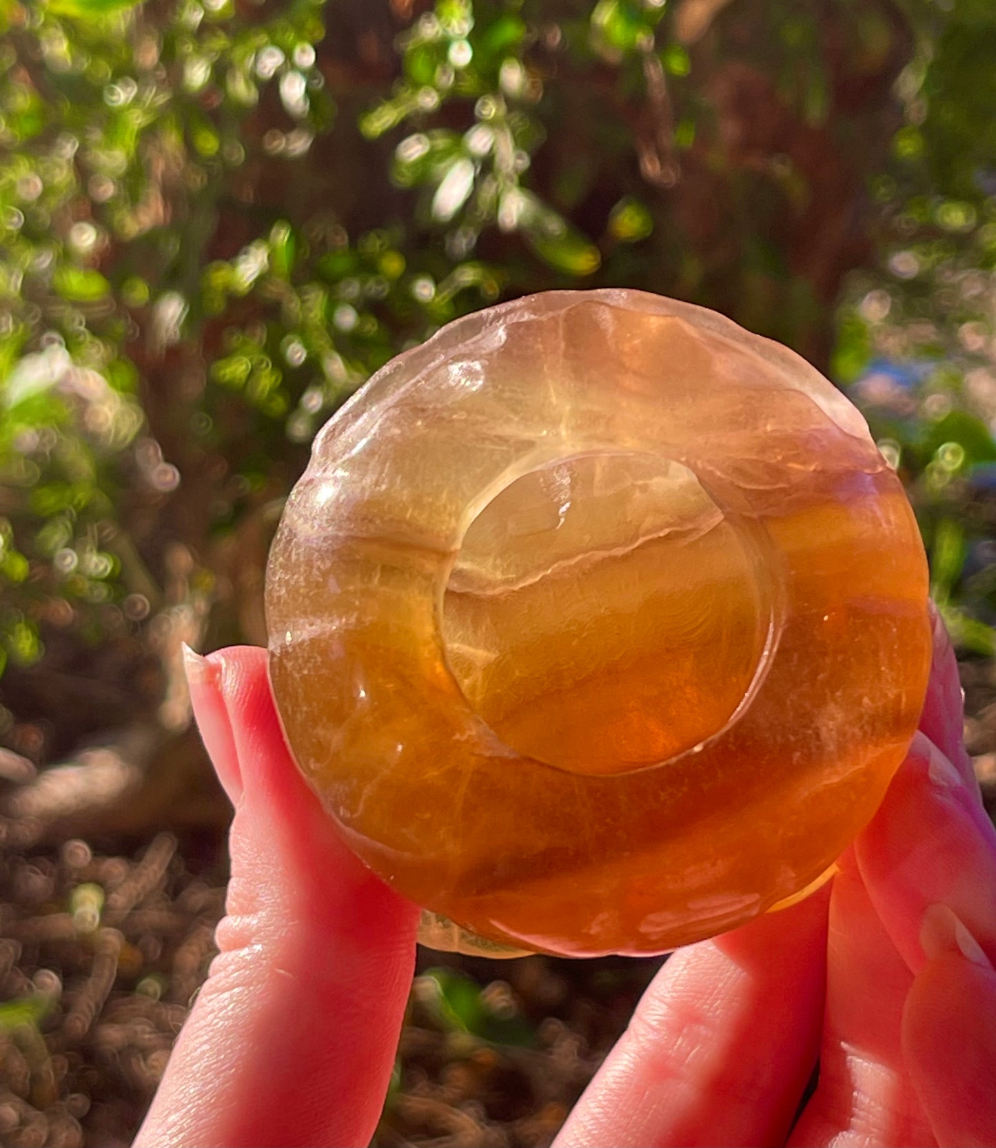 Fluorite Pumpkin Carvings