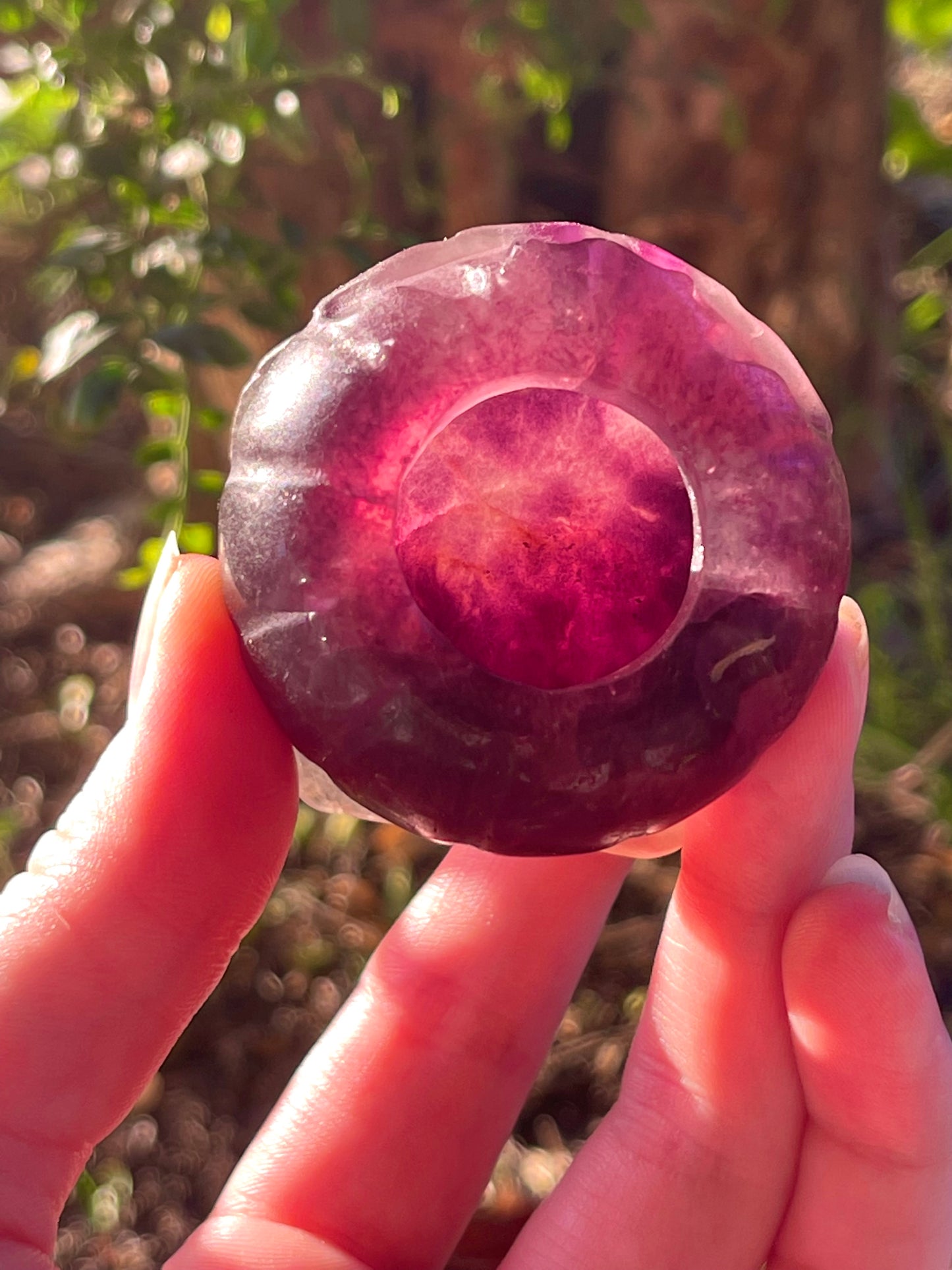 Fluorite Pumpkin Carvings